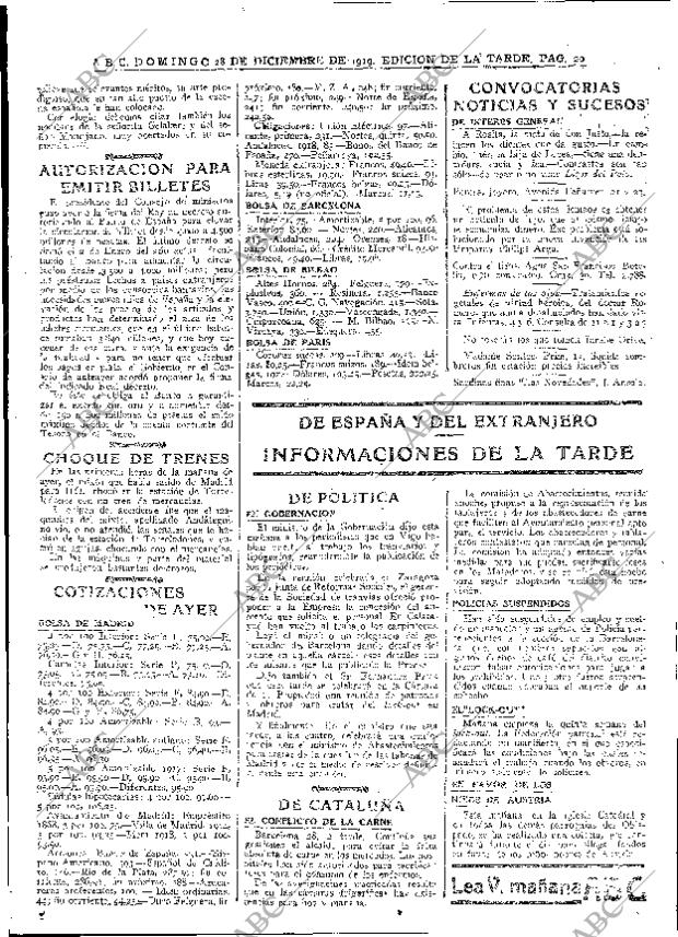 ABC MADRID 28-12-1919 página 20