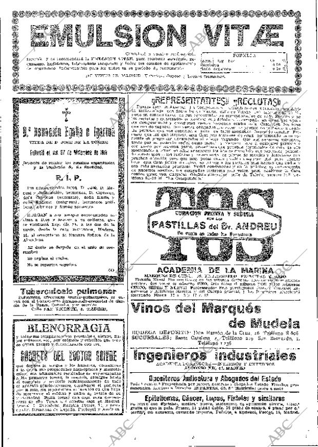 ABC MADRID 28-12-1919 página 25