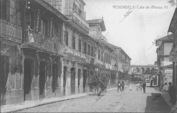 Redondela: calle de Alfonso Xii