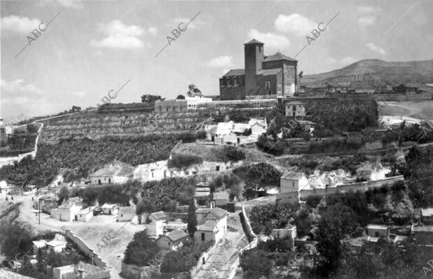 Vista parcial del Albaicin en los Años veinte