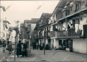 Unas Cuantas Casas del barrio de la marina en Fuenterrabía