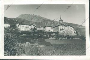 Vista del monte Ernio desde Régil