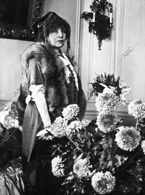 Una imagen de Sarah Bernhardt en los Últimos Años de su Vida