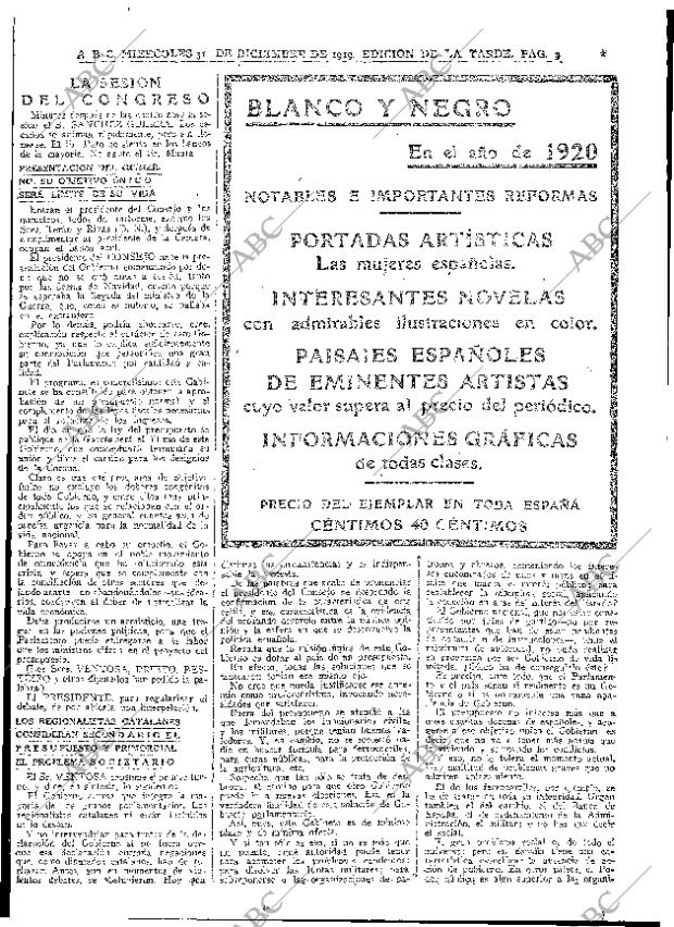 ABC MADRID 31-12-1919 página 9