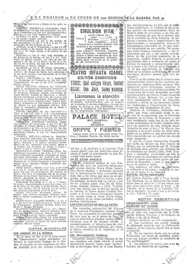 ABC MADRID 02-01-1920 página 20