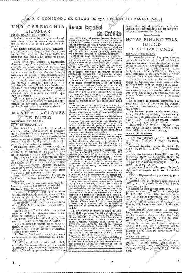 ABC MADRID 04-01-1920 página 18