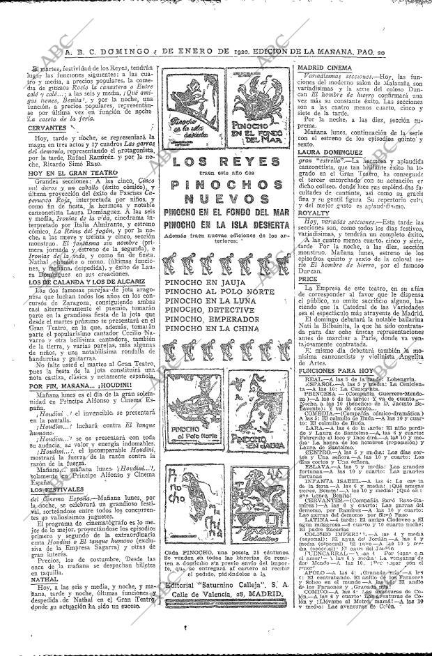 ABC MADRID 04-01-1920 página 20