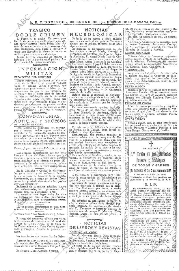 ABC MADRID 04-01-1920 página 22
