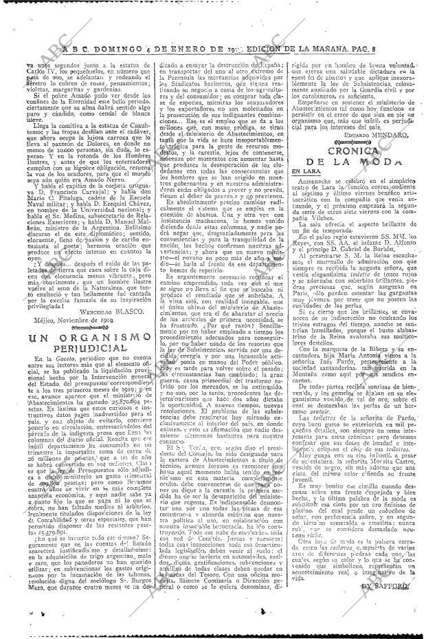ABC MADRID 04-01-1920 página 8