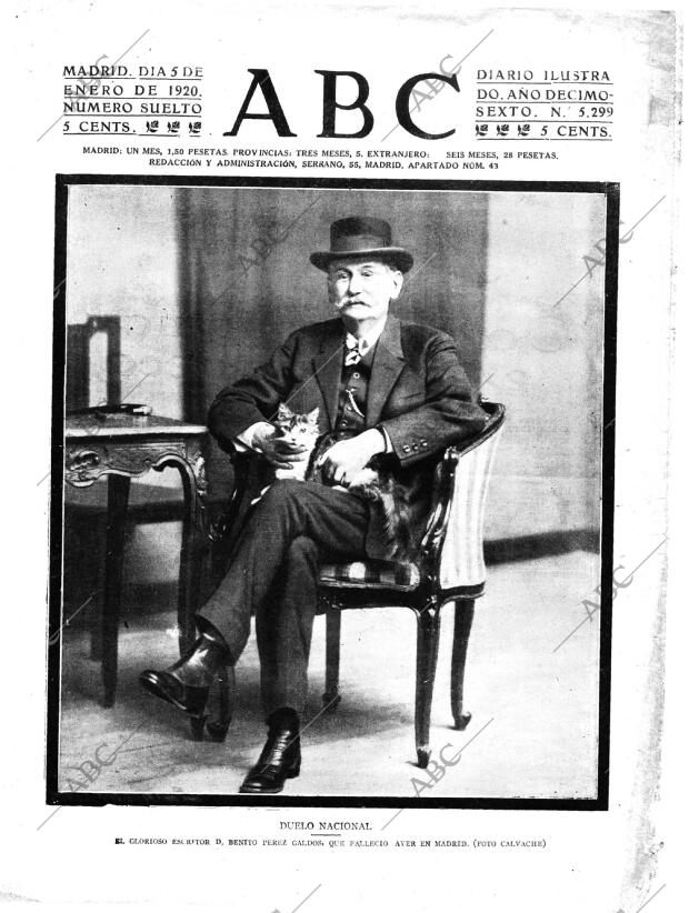ABC MADRID 05-01-1920 página 1