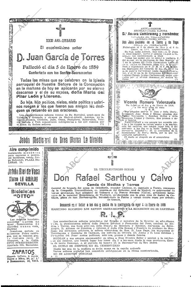 ABC MADRID 05-01-1920 página 20