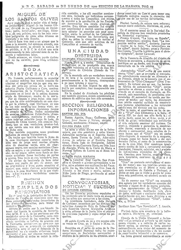 ABC MADRID 10-01-1920 página 23