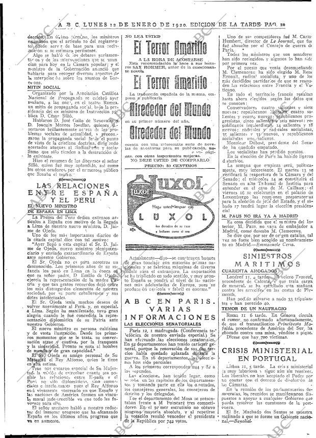 ABC MADRID 12-01-1920 página 10