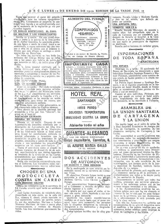 ABC MADRID 12-01-1920 página 12