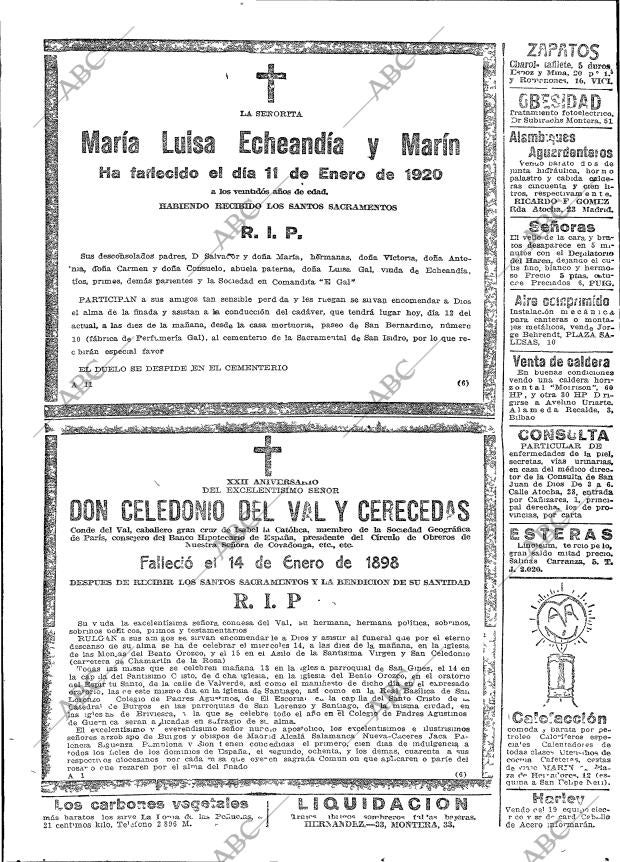 ABC MADRID 12-01-1920 página 22