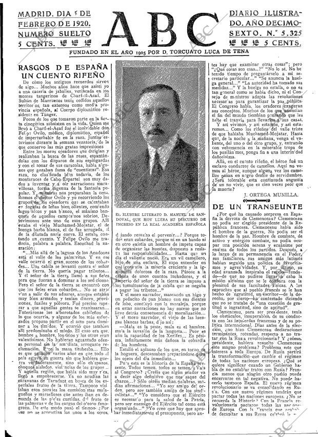 ABC MADRID 02-02-1920 página 3