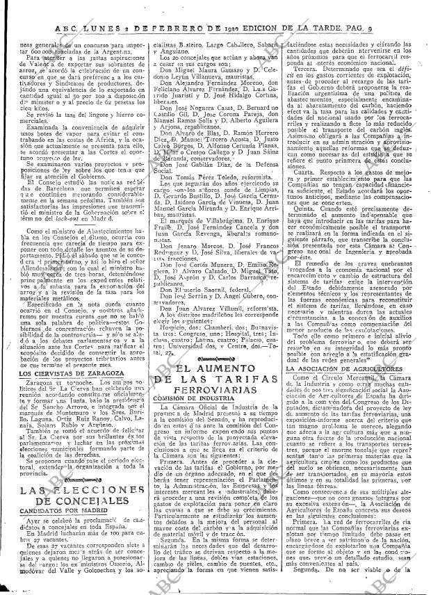ABC MADRID 02-02-1920 página 9