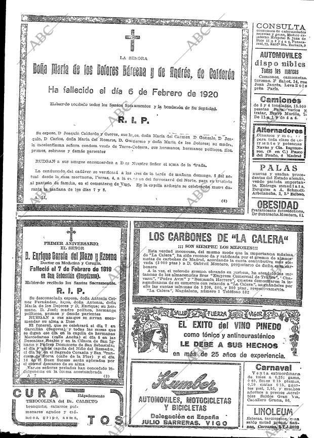 ABC MADRID 07-02-1920 página 19