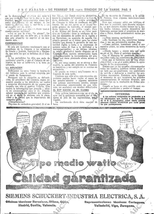 ABC MADRID 07-02-1920 página 8