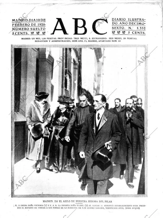 ABC MADRID 10-02-1920 página 1