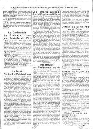 ABC MADRID 11-02-1920 página 14