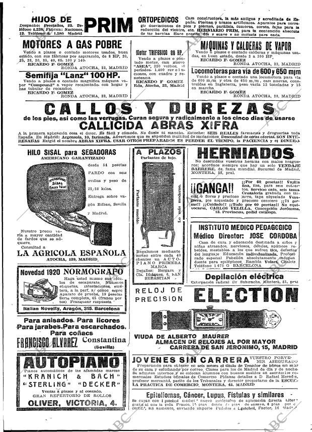 ABC MADRID 23-02-1920 página 23