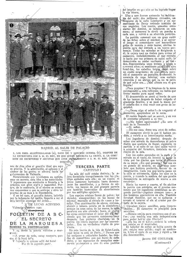 ABC MADRID 23-02-1920 página 6