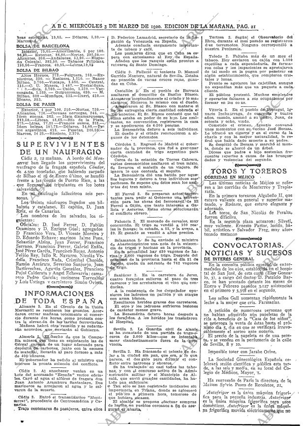 ABC MADRID 03-03-1920 página 21