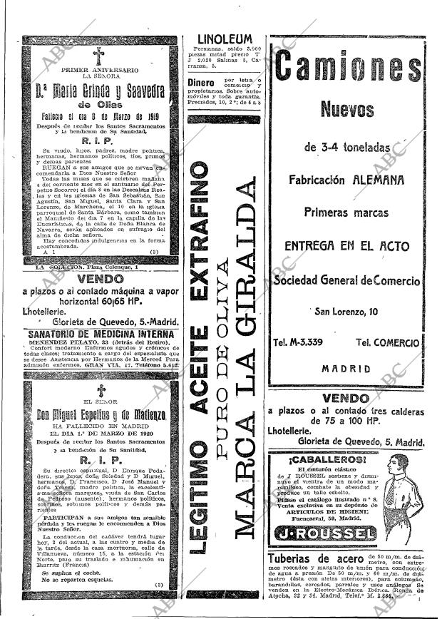 ABC MADRID 03-03-1920 página 25