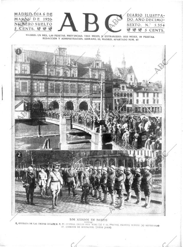 ABC MADRID 06-03-1920 página 1
