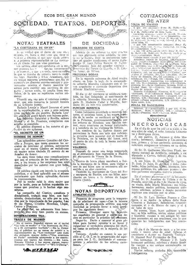 ABC MADRID 06-03-1920 página 10