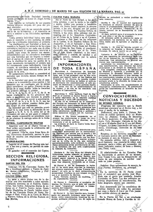 ABC MADRID 07-03-1920 página 21