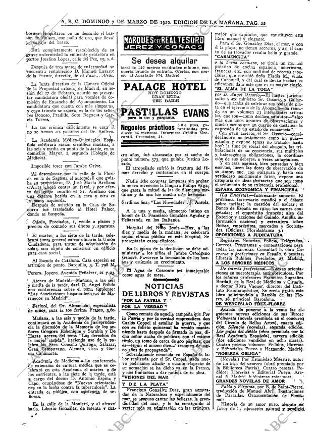ABC MADRID 07-03-1920 página 22