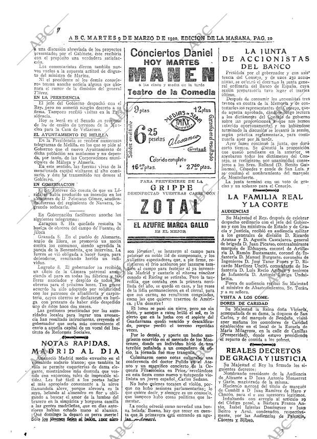 ABC MADRID 09-03-1920 página 10