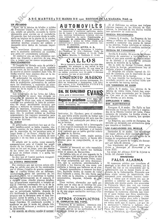 ABC MADRID 09-03-1920 página 12