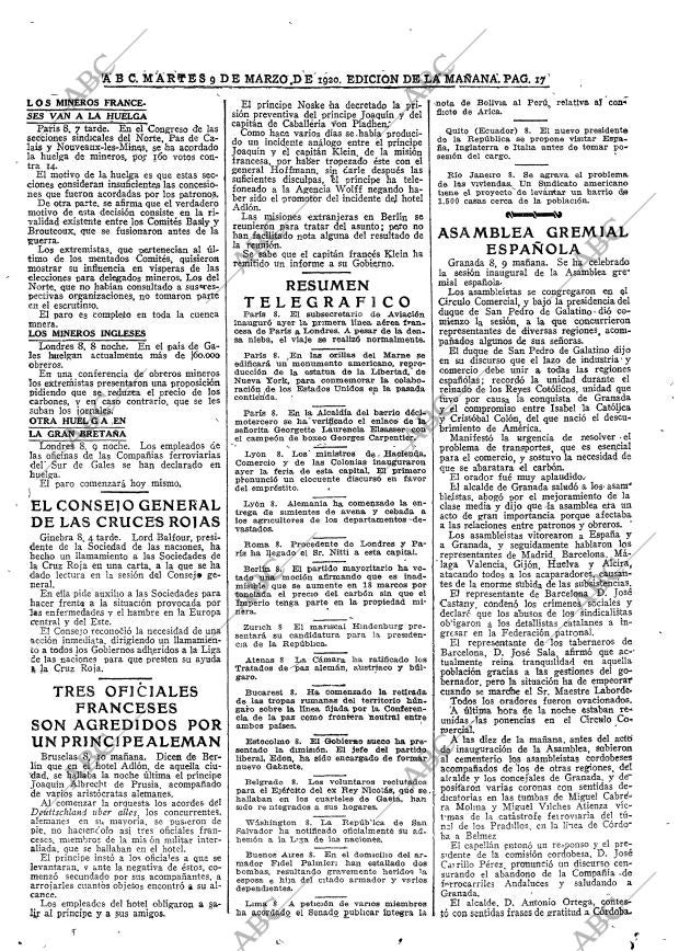 ABC MADRID 09-03-1920 página 17