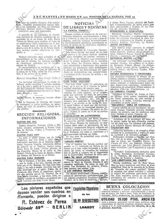 ABC MADRID 09-03-1920 página 24