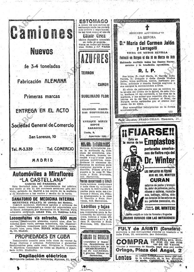 ABC MADRID 09-03-1920 página 33
