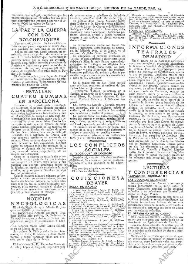 ABC MADRID 17-03-1920 página 15