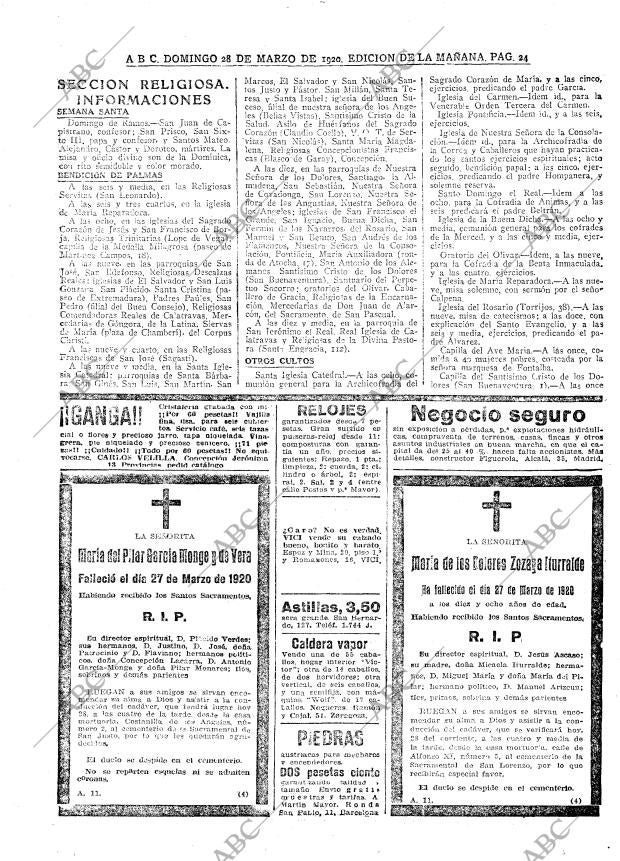 ABC MADRID 28-03-1920 página 24