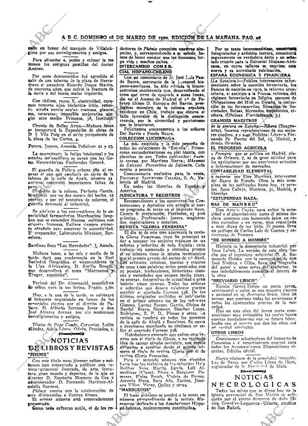 ABC MADRID 28-03-1920 página 26