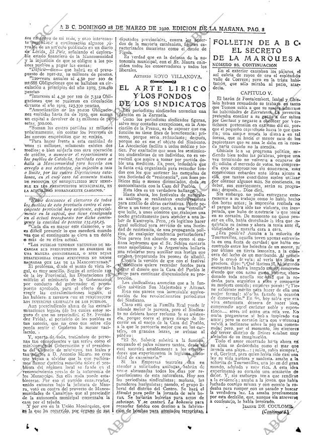 ABC MADRID 28-03-1920 página 8