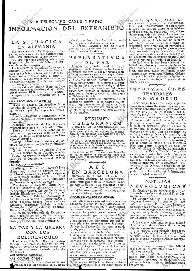 ABC MADRID 29-03-1920 página 13