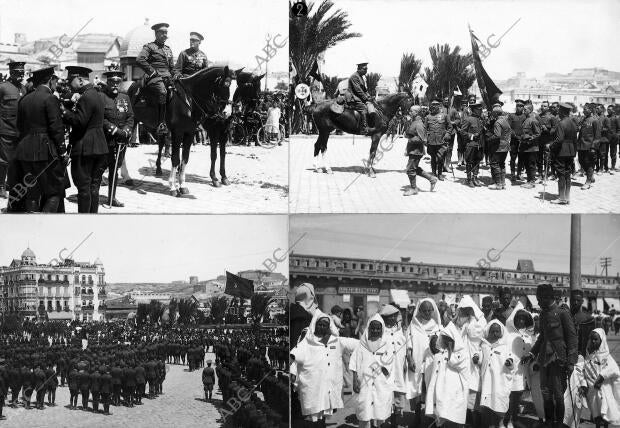 los Generales Fernández y Monteverde durante el solemne Acto