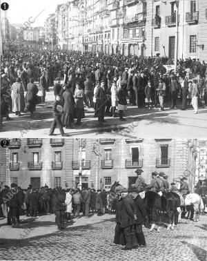 aspecto de la Ribera, ocupada por los Huelguistas