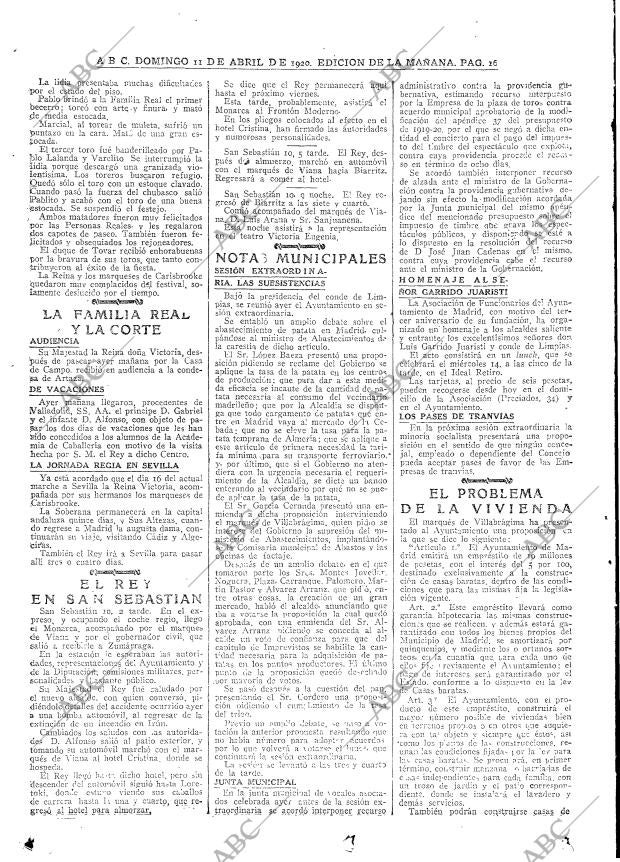 ABC MADRID 11-04-1920 página 16