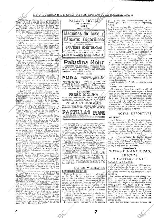 ABC MADRID 11-04-1920 página 22