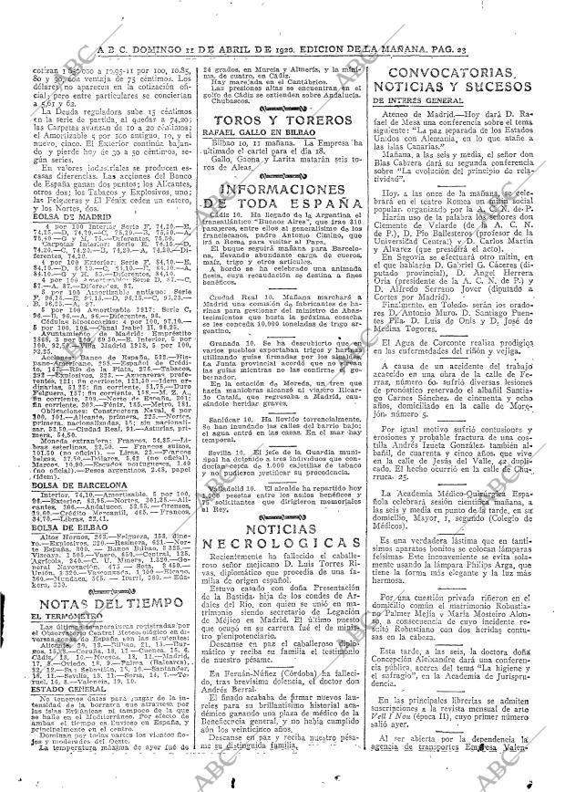 ABC MADRID 11-04-1920 página 23