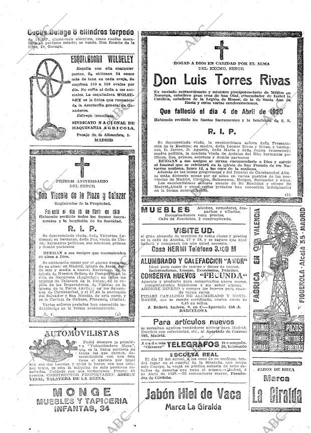 ABC MADRID 11-04-1920 página 28