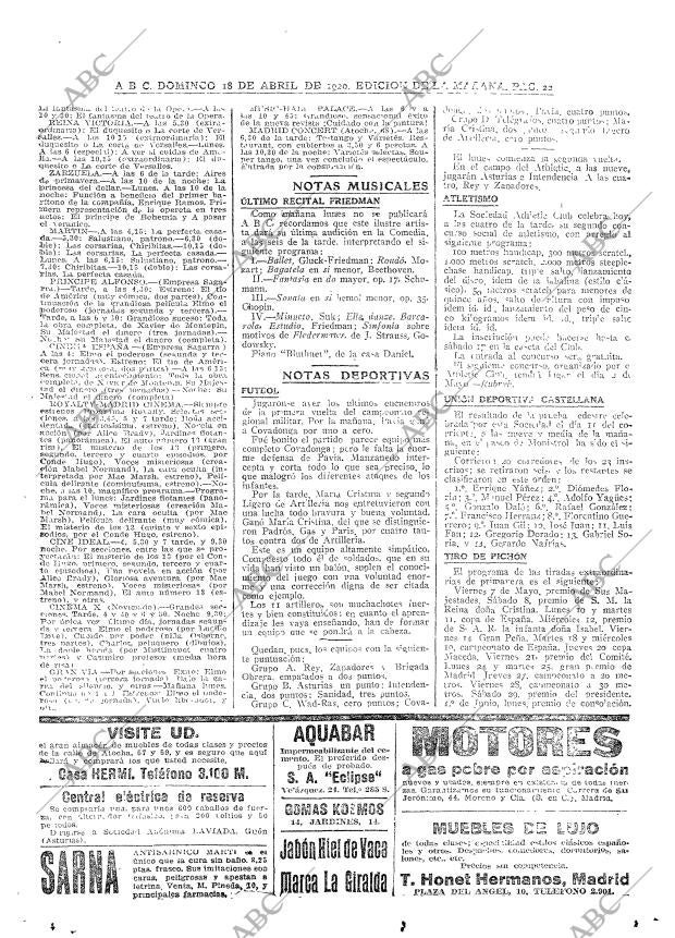 ABC MADRID 18-04-1920 página 22